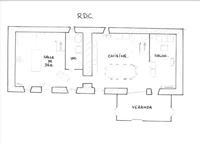 Сasa de vacaciones La Venais, *